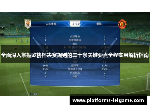 全面深入掌握欧协杯决赛规则的三十条关键要点全程实用解析指南